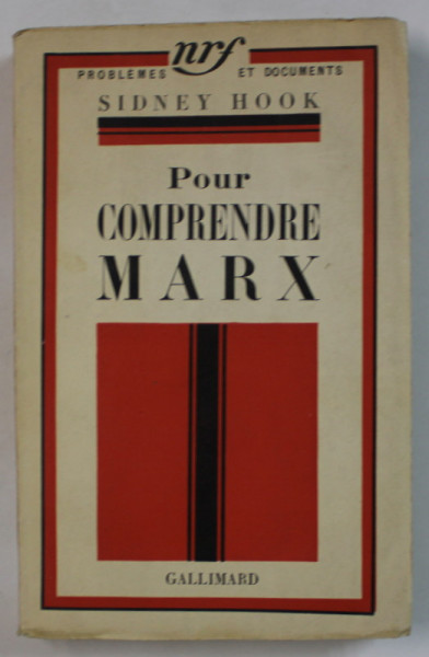 POUR COMPRENDRE MARX par SIDNEY HOOK , 1936
