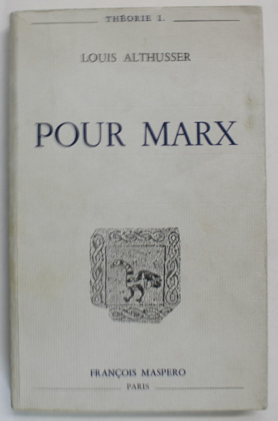 POUR MARX par LOUIS ALTHUSSER , 1966