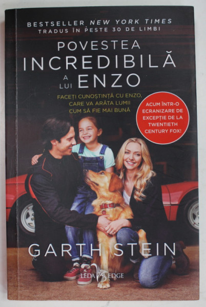 POVESTEA INCREDIBILA A LUI ENZO de  GARTH STEIN , 2010
