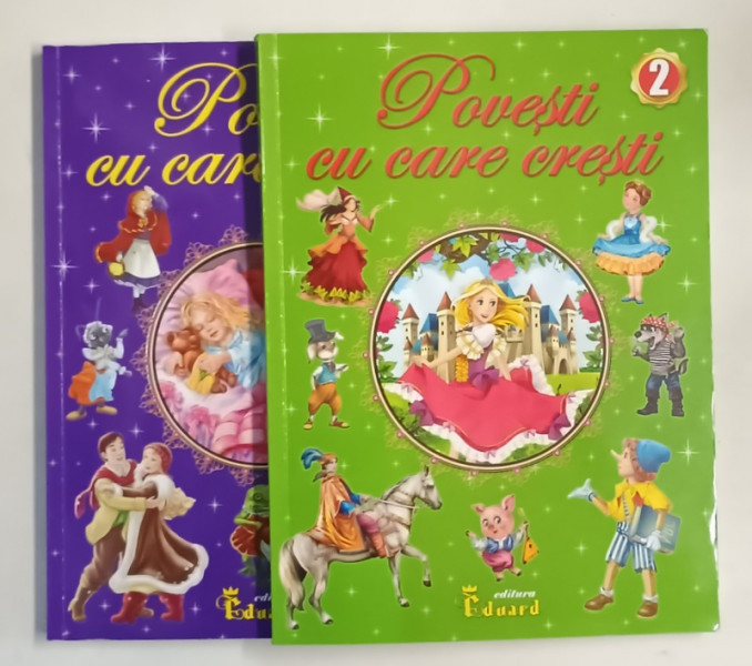 POVESTI CU CARE CRESTI , VOLUMELE I - II , BOGAT ILUSTRATE , 2024