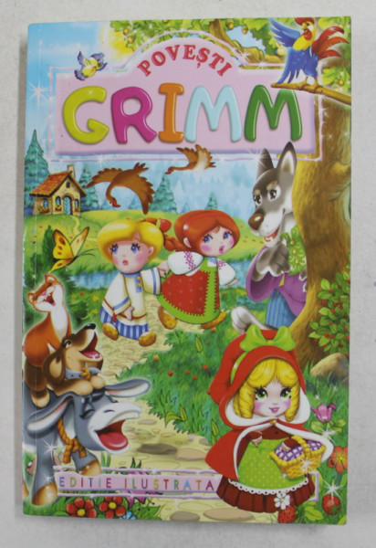 POVESTI de FRATII GRIMM , ilustratii de DONE STAN , ANII '90