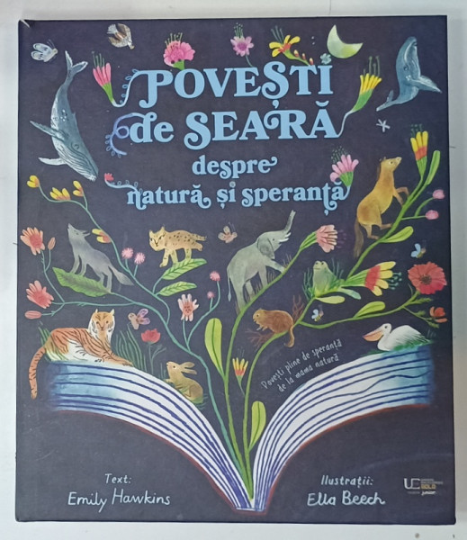 POVESTI  DE SEARA DESPRE NATURA SI SPERANTA , text de EMILY HAWKINS , ilustratii de ELLA  BEECH , 2024