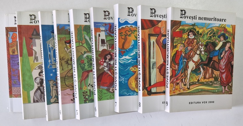 POVESTI NEMURITOARE , SET DE 9 VOLUME , 2012 - 2015