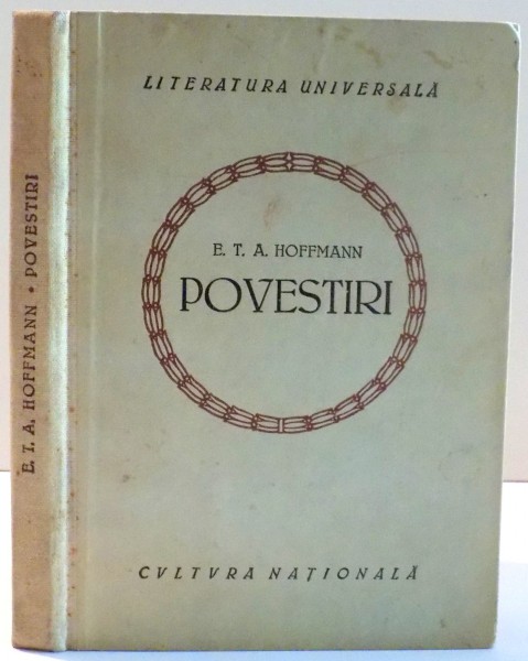 POVESTIRI de E.T.A. HOFFMANN * MINIMA UZURA A COPERTEI