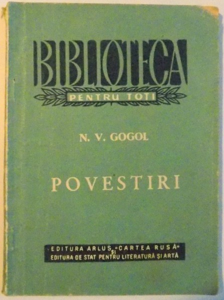 POVESTIRI de N. V. GOGOL , 1953