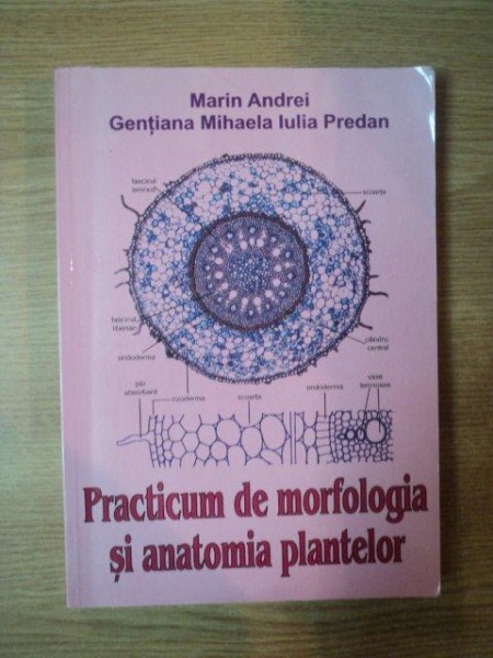 PRACTICUM DE MORFOLOGIA SI ANATOMIA PLANTELOR de MARIN ANDREI , GENTIANA MIHAELA  IULIA PREDAN