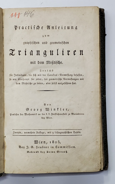 PRACTISCHE UNLEITUNG ZUM GRAPHISCHEN IND GEOMETRISCHEN TRIANGULIEREN , 1825