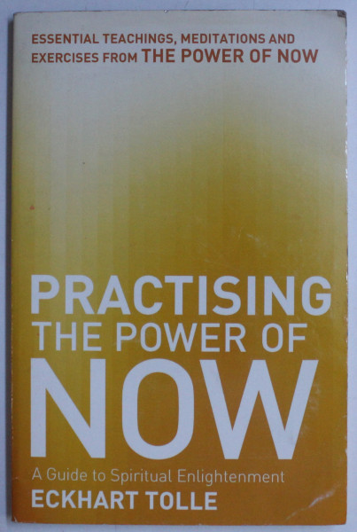 PRACTISING THE POWER OF NOW  - A GUIDE TO SPIRITUAL ENLIGHTENMENT by ECKHART TOLLE , 2011