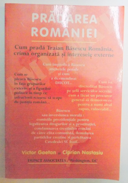PRADAREA ROMANIEI-VICTOR GAETAN,CIPRIAN NASTASIU * PREZINTA SUBLINIERI