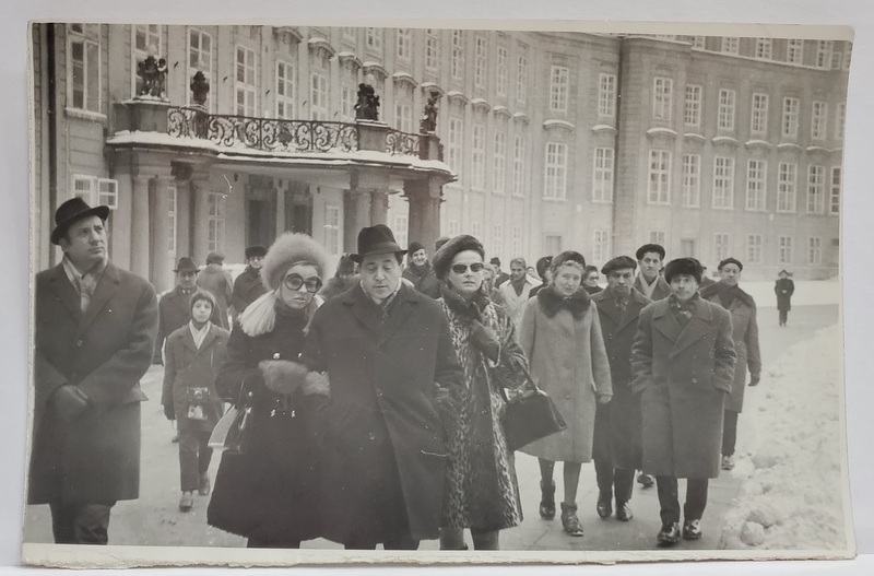 PRAGA , FOTOGRAFIE DE GRUP , DECEMBRIE , 1969