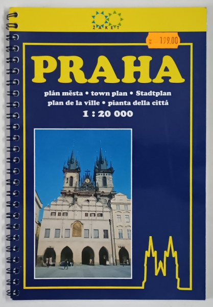 PRAHA , PLAN MESTA , , 1 : 20 000 , 2000