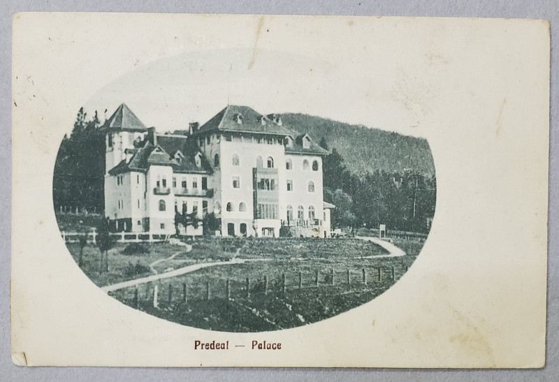 PREDEAL , HOTEL PALACE , CARTE POSTALA , 1928