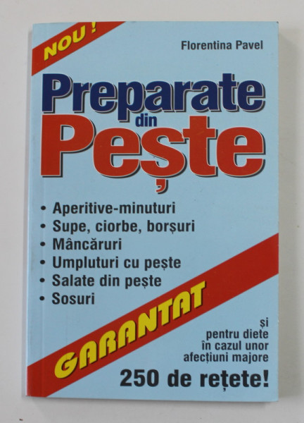 PREPARATE DIN PESTE de FLORENTINA PAVEL , 2001