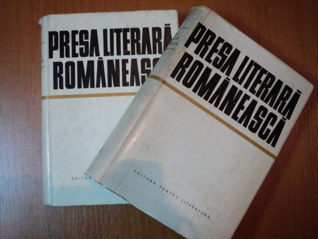 PRESA LITERARA ROMANEASCA- articole-program de ziare si revista 1789-1948  - I. HANGIU, 1968  VOL.I-II