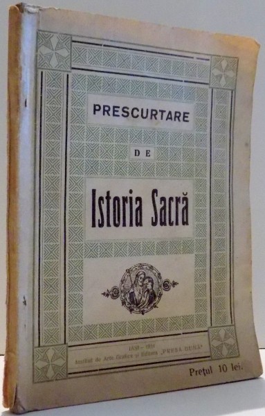 PRESCURTARE DE ISTORIA SACRA , 1934