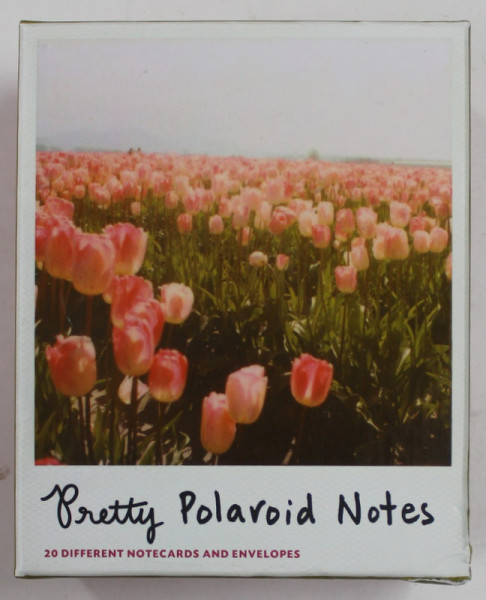 PRETTY POLAROID NOTES , 20 DIFFERENT NOTECARDS AND ENVELOPES , 2011 , CUTIA CU DEFECTE