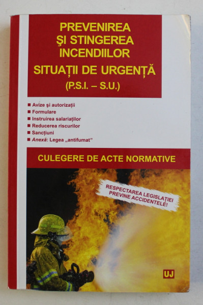 PREVENIREA SI STINGEREA INCENDIILOR - SITUATII DE URGENTA (P.S.I. - S.U.) , 2016