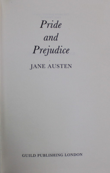 PRIDE AND PREJUDICE by JANE AUSTEN , 1979