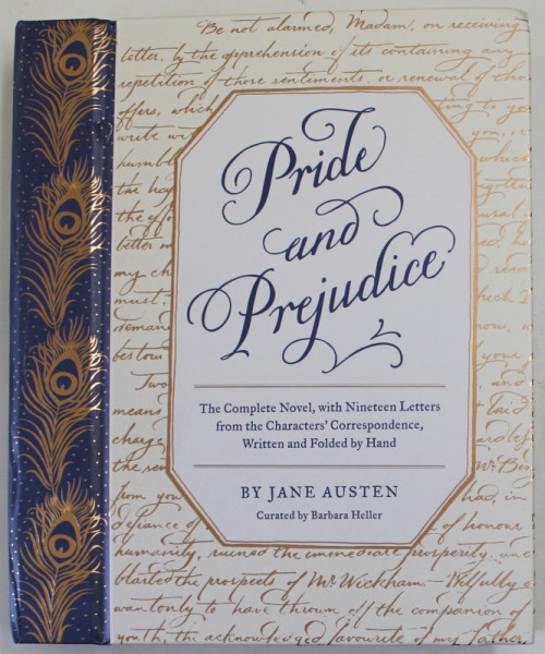 PRIDE AND PREJUDICE by JANE AUSTEN , ...WITH NINETEEN LETTERS FROM THE CHARACTERS ' CORRESPONDENCE , WRITTEN AND FOLDED by HAND , 2020
