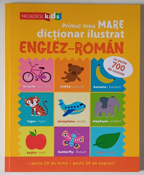 PRIMUL MEU MARE DICTIONAR ILUSTRAT ENGLEZ - ROMAN , ilustratii de VICKY BARKER , text de CATHERINE BRUZZONE , 2025