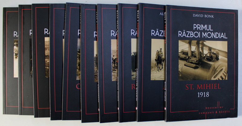 PRIMUL RAZBOI MONDIAL , SET DE 10 VOLUME , AUTORI  IAN SUMNER ....DAVID BONK , 2017