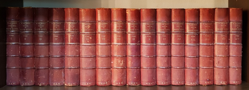 Principes de Droit Civil par Francois Laurent, 40 volume - Paris, 1893