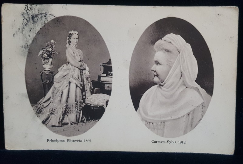 Principesa Elisaveta 1869 Carmen-Sylva 1913 - CP Ilustrata