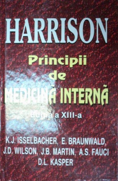 PRINCIPII DE MEDICINA INTERNA-HARRISON  EDITIA A 13-A  1995