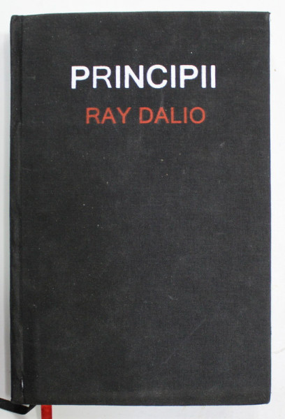 PRINCIPII de RAY DALIO , 2018, COPERTA CARONATA