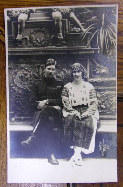 PRINTUL CAROL SI PRINCIPESA ELENA , 1922 - CARTE POSTALA FOTO
