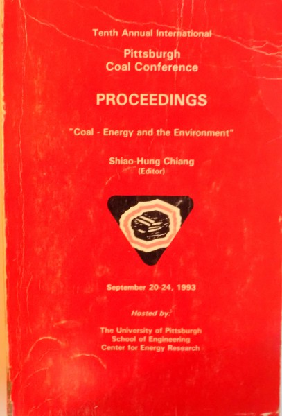 PROCEEDINGS, COAL - ENERGY AND THE ENVIRONMENT de SHIAO - HUNG CHIANG, 1993