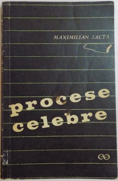 PROCESE CELEBRE de MAXIMILIAN JACTA , 1969