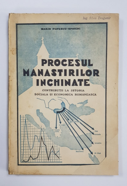 PROCESUL MANASTIRILOR INCHINATE de MARIN POPESCU-SPINENI - BUCURESTI, 1936