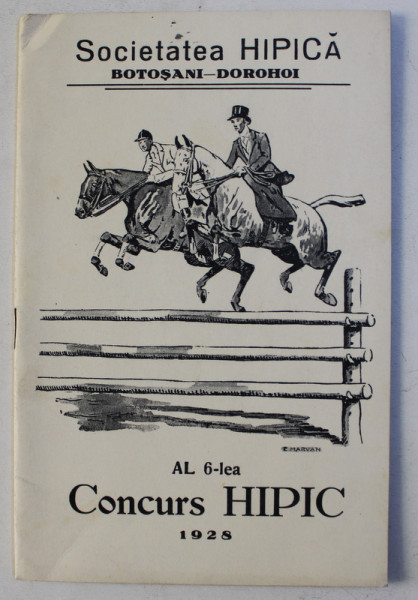 PROGRAM AL 6 - LEA CONCURS HIPIC DIN BOTOSANI CARE VA AVEA LOC IN ZILELE DE 28 SI 29 AUGUST  1928