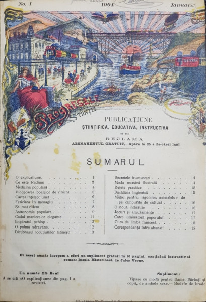 PROGRESELE STIINTEI. IANUARIE-DECEMBRIE, 1904