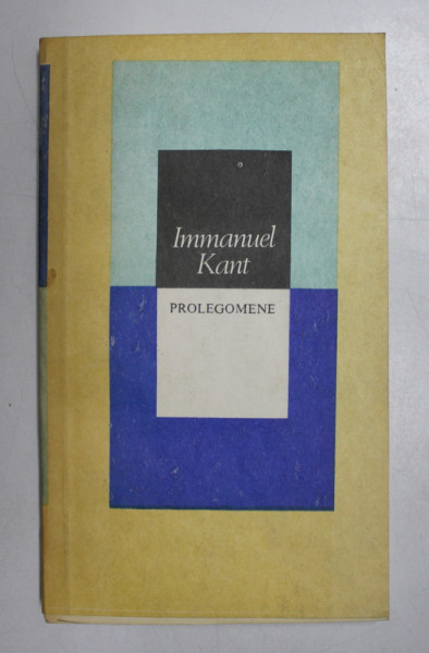 PROLEGOMENE-IMMANUEL KANT  1987