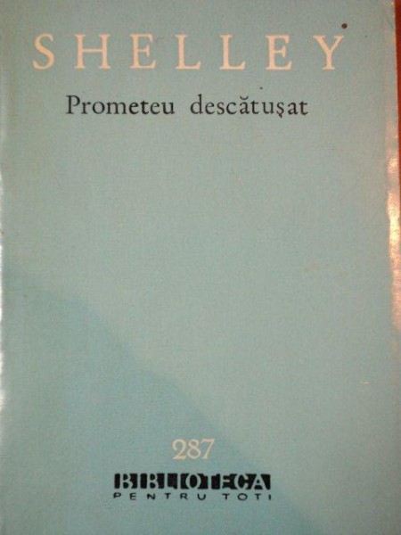 PROMETEU DESCATUSAT de SHELLEY 1965