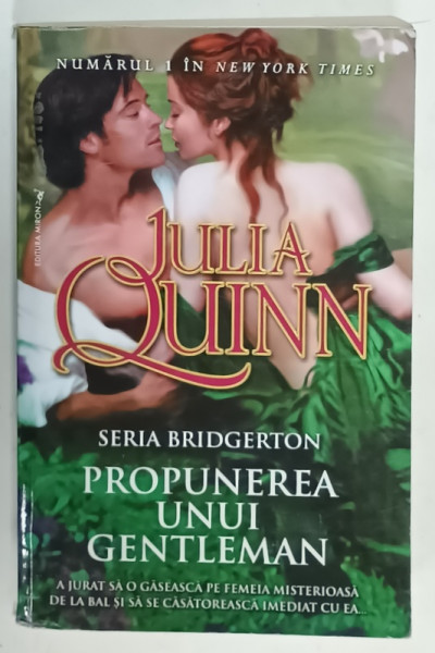 PROPUNEREA UNUI GENTLEMAN de JULIA QUINN , ANII ' 2000