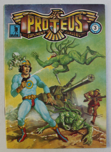 PROTEUS , SUPLIMENT CARUSEL , NUMARUL 3 , COPERTA de VALENTIN TANASE , 1992
