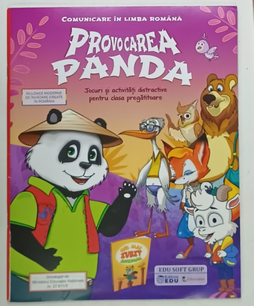 PROVOCAREA PANDA , JOCURI SI ACTIVITATI DISTRACTIVE PENTRU CLASA PREGATITOARE , 2017