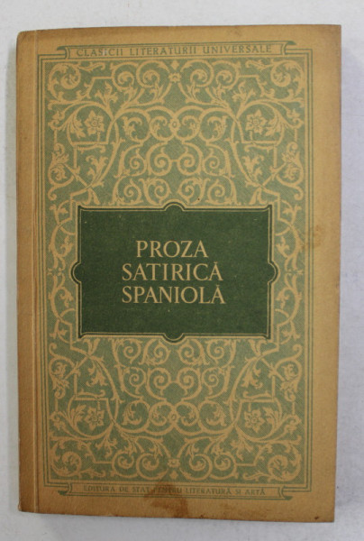 PROZA SATIRICA SPANIOLA , 1955