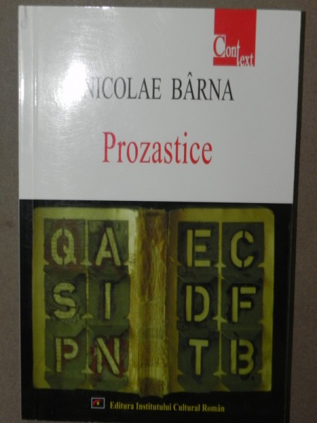PROZASTICE-NICOLAE BARNA  BUCURESTI 2004