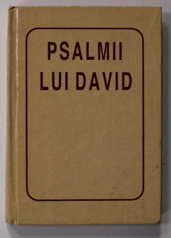 PSALMII LUI DAVID , 1995, CARTE DE FORMAT MIC *