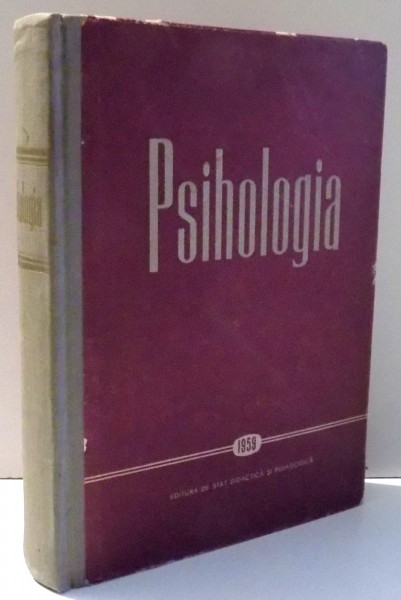 PSIHOLOGIA  de A. A. SMIRNOV, A. N. LEONTIEV, B. M. TEPLOV , 1959