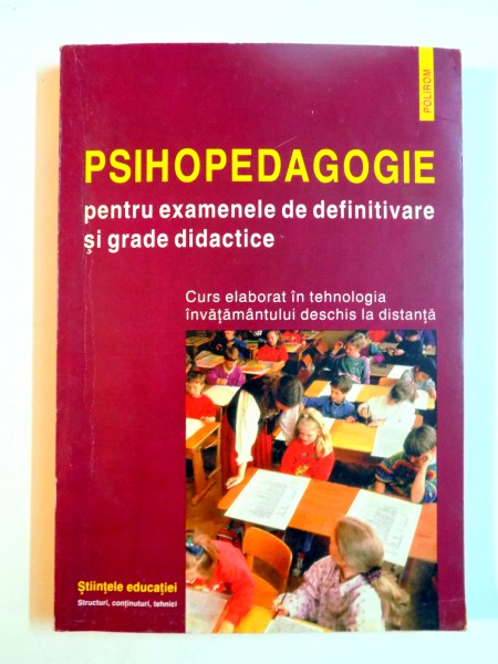 PSIHOPEDAGOGIE PENTRU EXAMENELE DE DEFINITIVARE SI GRADE DIDACTICE de BOGDAN BALAN...TIBERIU RUDICA , 1998