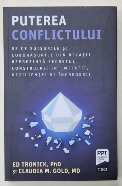 PUTEREA CONFLICTULUI  de ED. TRONICK si CLAUDIA M. GOLD , 2022, INSEMNARE PE PAGINA DE GARDA