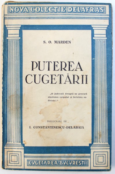 PUTEREA CUGETARII de S. O. MARDEN