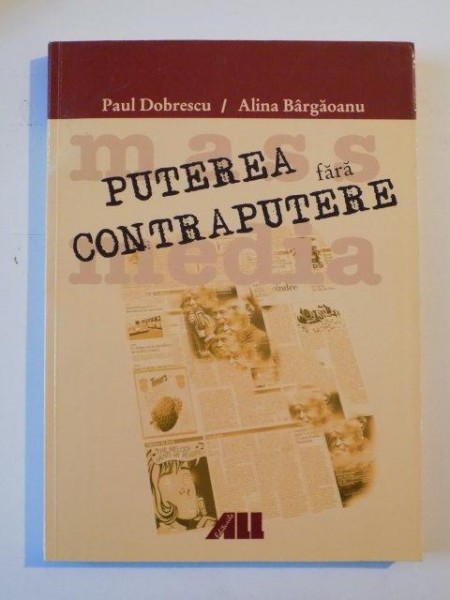 PUTEREA FARA CONTRAPUTERE de PAUL DOBRESCU, ALINA BARGAOANU, 2002 , CONTINE HALOURI DE APA