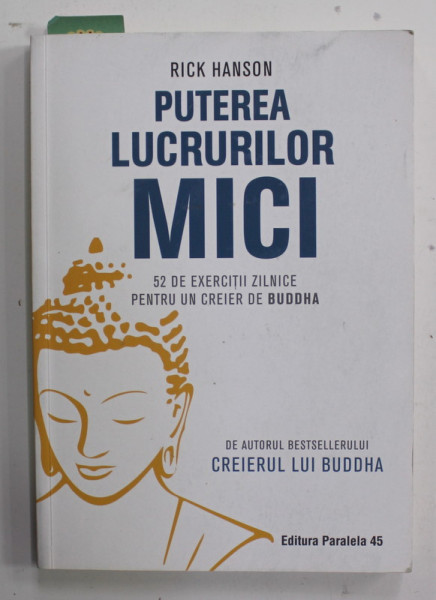 PUTEREA LUCRURILOR MICI - 52 DE EXERCITII ZILNICE PENTRU UN CREIER DE BUDDHA de RICK HANSON , 2021 , PREZINTA SUBLINIERI