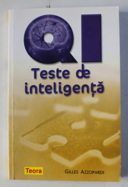 QI , TESTE DE INTELIGENTA de GILLES AZZOPARDI , 2010